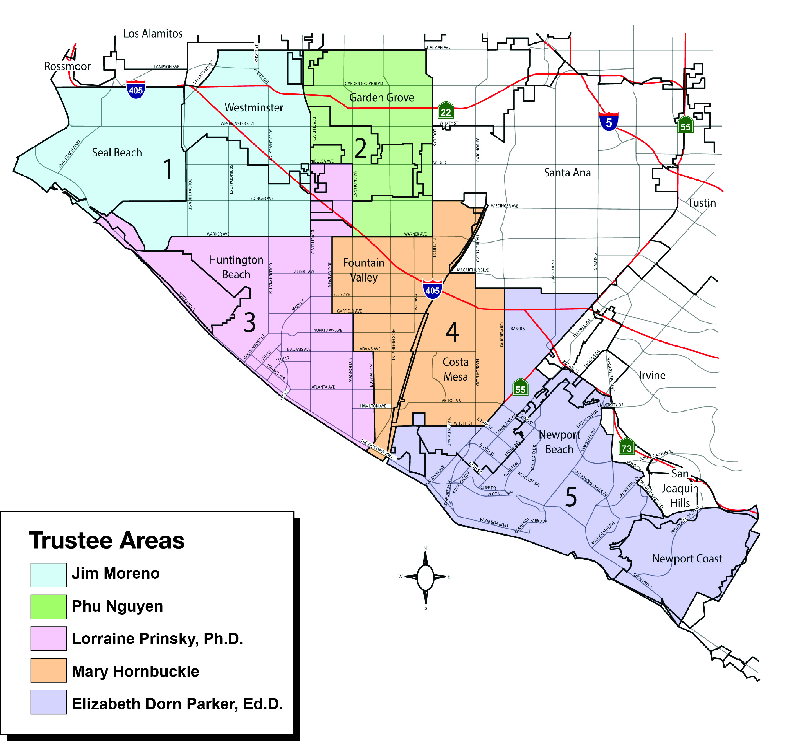 Trustee Area Map