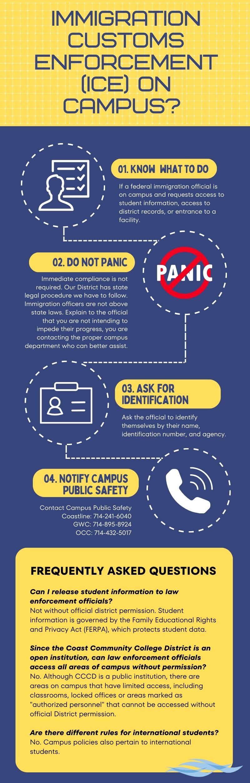 ICE on Campus FAQs